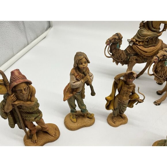 1983 Fontanini Depose Italy Nativity Figurines W/Spider Mark 5" Set of 17 VTG - Picture 8 of 16